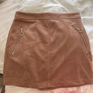 F21 Suede Skirt